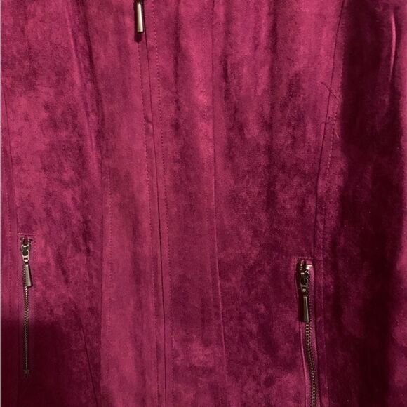 Studio works 10P Purple Velvet Jacket - Picture 2 of 4